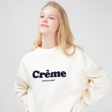 크림 맨투맨 티셔츠 - CREAM