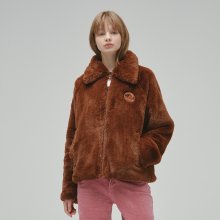 [FW19 T&J] Faux Fur Jacket(Brown)