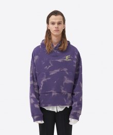 TIE-DYE LOGO HOODIE _ PURPLE