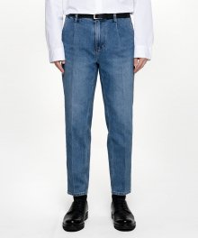 One Tuck Trousers Medium Blue / New Tapered