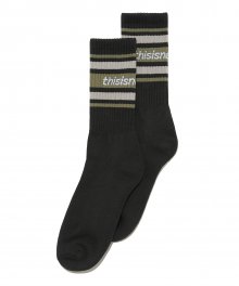 Striped Socks Black