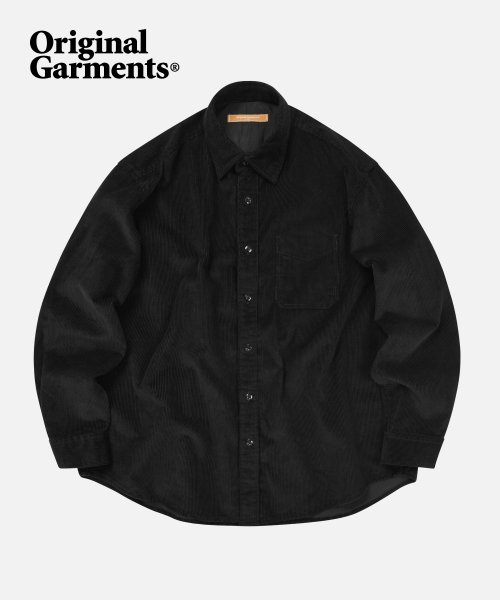 MUSINSA | フリズムワークス OG CORDUROY SHIRT _ BLACK