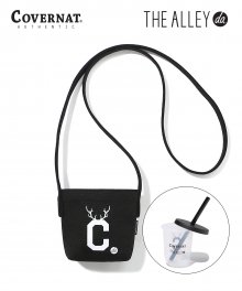 COVERNAT X THE ALLEY  C LOGO DRINK  BAG BLACK