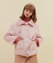 BIG POCKET FUR MUSTANG_pink