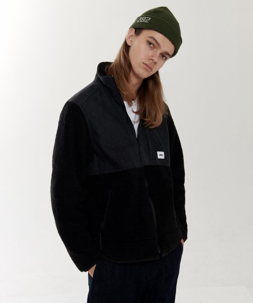 뉴비(newbie) 데님후리스점퍼(블랙)