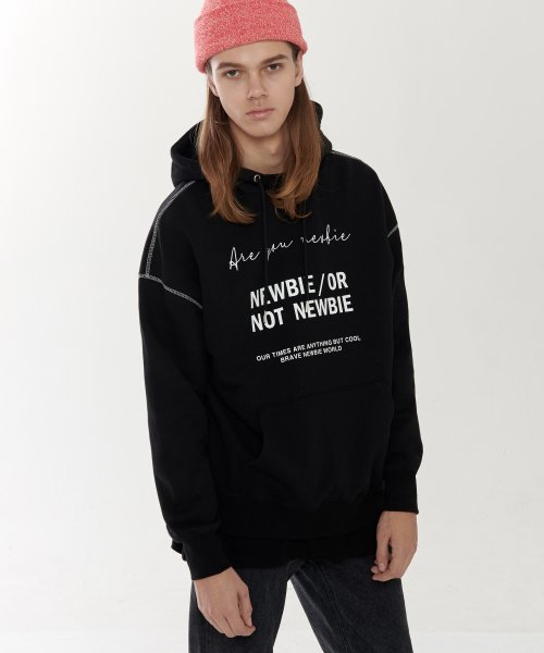 뉴비(newbie) 알유후디(블랙)