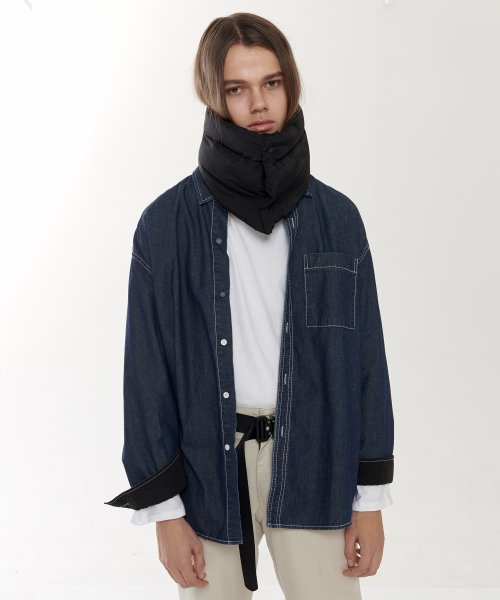 뉴비(newbie) 블럭데님셔츠