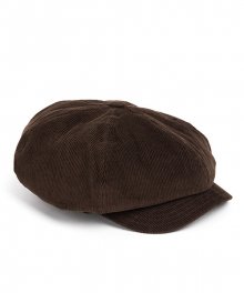 PL CORDUROY NEWSBOY CAP (brown)