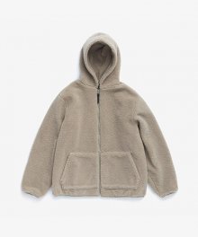 STAN FLEECE HOODY ZIP (BEIGE)