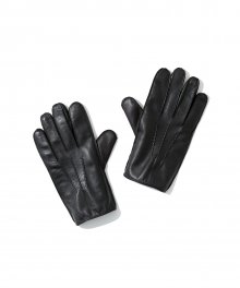 leather glove black