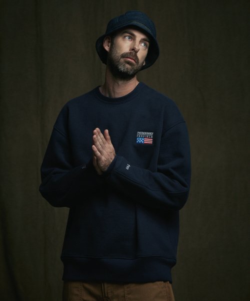 関税込★PENFIELD X FRIZMWORKS★Mountain Logo Sweatshirt 프리즘웍스(FRIZMWORKS) [PENFIELD X FRIZMWORKS] MOUNTAIN LOGO