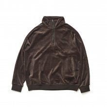 BSR VELOUR TRACK TOP CHARCOAL