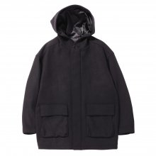 MM Pocket hood Coat  BK