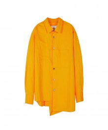이단 어쉬메트리얼 헴라인 셔츠 atb275m(Orange)