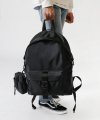 Multi-set Buckle Backpack - Black