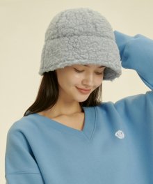 Fleece Bucket Hat [SKY BLUE]