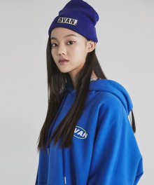 CIRCLE OVERSIZED HOODIE BLUE