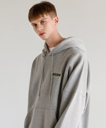 CIRCLE OVERSIZED HOODIE GREY