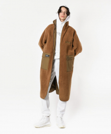 rk long fleece reversible brown jacket_a 플리스 양면 브라운 롱자켓