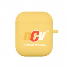 COLOR NCV LOGO CASE-YELLOW(AIRPODS JELLY)