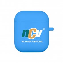 COLOR NCV LOGO CASE-BLUE(AIRPODS JELLY)