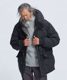 KARAKORAM GOOSE DOWN PARKA _ BLACK