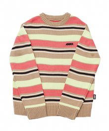 AMES RAINBOW STRIPE LOGO KNIT