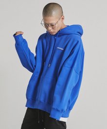 X OVERSIZE HOODIE BLUE