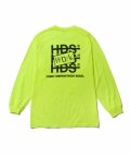 WORK LS TEE - NEON GREEN