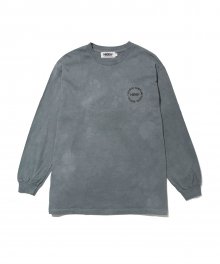 CL OVERDYED LS TEE - CHARCOAL