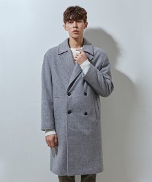 230 double coat check grey