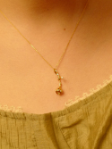 피오레(FIORE) camellia necklace