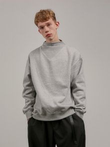 19FW MOCK NECK PULL OVER [GREY]
