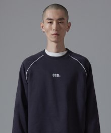 [기모]OSD BASIC TWO LINE SWEATSHIRTS(DARKGRAY)