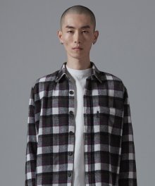 OSD BIG BOLD CHECK SHIRTS(WHITE)