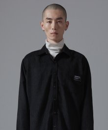 OSD CORDUROY OVERFIT SHIRTS(BLACK)