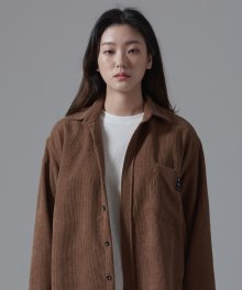 OSD CORDUROY OVERFIT SHIRTS(BROWN)