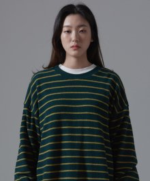 OSD BASIC STRIPE KNIT(GREEN)