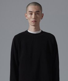 OSD BASIC OVERFIT KNIT(BLACK)