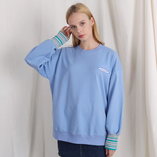 토이에스트(toi) TSW 스몰 로고 스웨트셔츠 블루