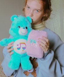 CARE BEARS X RONRON FUR POUCH PINK