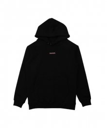 A Logo String Hood Sweatshirts Black