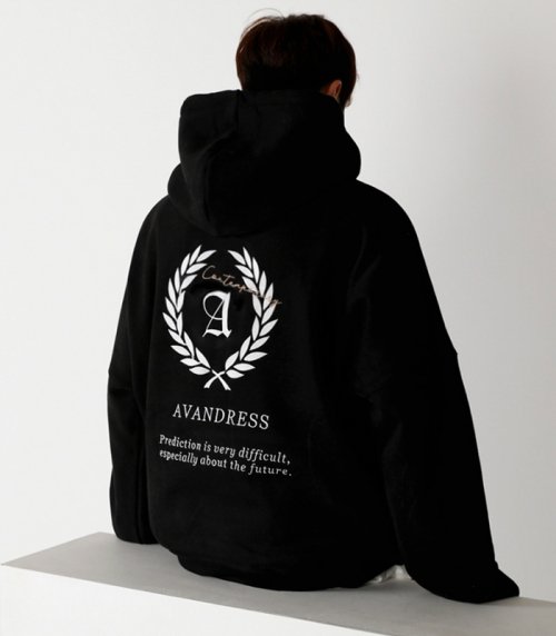 어반드레스(avan) UNISEX LAUREL OVERSIZED HOODIE