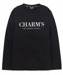 CHARMS BASIC LONG SLEEVE T  BK