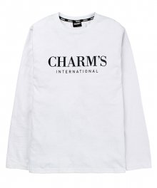 CHARMS BASIC LONG SLEEVE T  WH