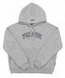 AMES WORLDWIDE LINE LOGO HOODIE_GY