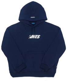 AMES BASIC LOGO OVERSIZE HOODIE_NV