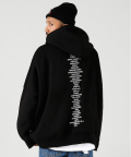 UNISEX CITY OVERFIT HOODIE BLACK