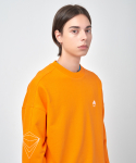 에스에스큐알(SSQR) Unisex Embroidered Sweatshirt ACC_02_ORANGE_LARGE
