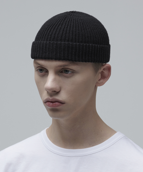 MUSINSA | MUSINSA STANDARD Knit Watch Cap [Black]